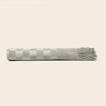 Organic Checkered Towel Wheat – Happy Place Wholesale